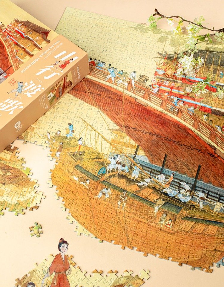 Vinlaa-Bridge City Puzzle 1000 Piece Puzzle