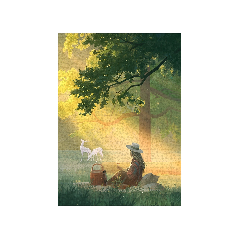 Discontinued-Seren Art-Carefree 1000 Piece Puzzle