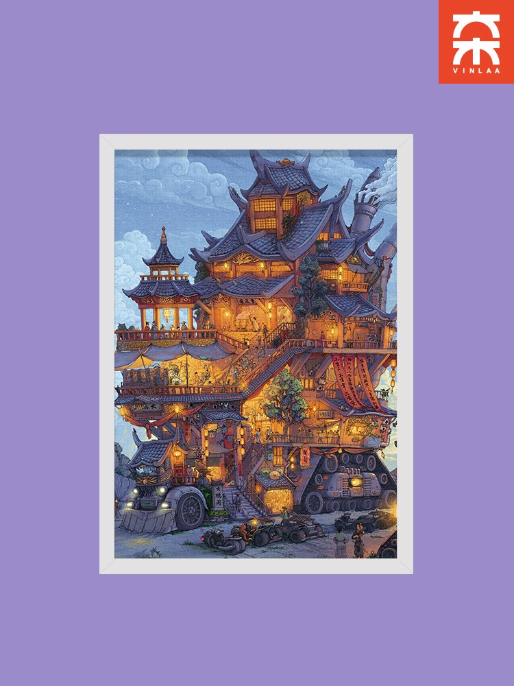 Vinlaa-Chinese Theater 1000 Piece Puzzle