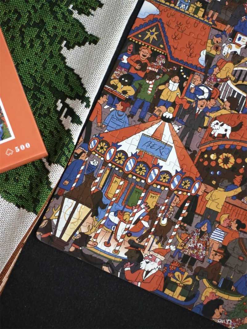 Ber-Christmas Market Jigsaw Puzzle 500pcs