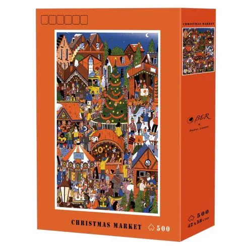 Ber-Christmas Market Jigsaw Puzzle 500pcs