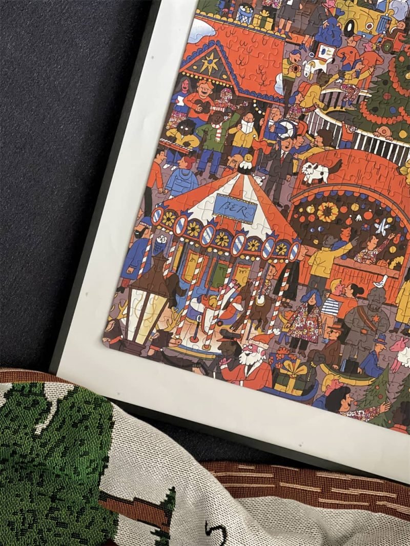 Ber-Christmas Market Jigsaw Puzzle 500pcs