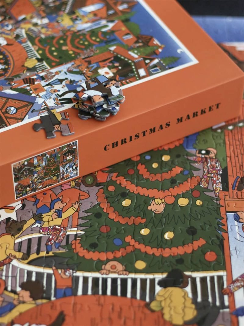 Ber-Christmas Market Jigsaw Puzzle 500pcs