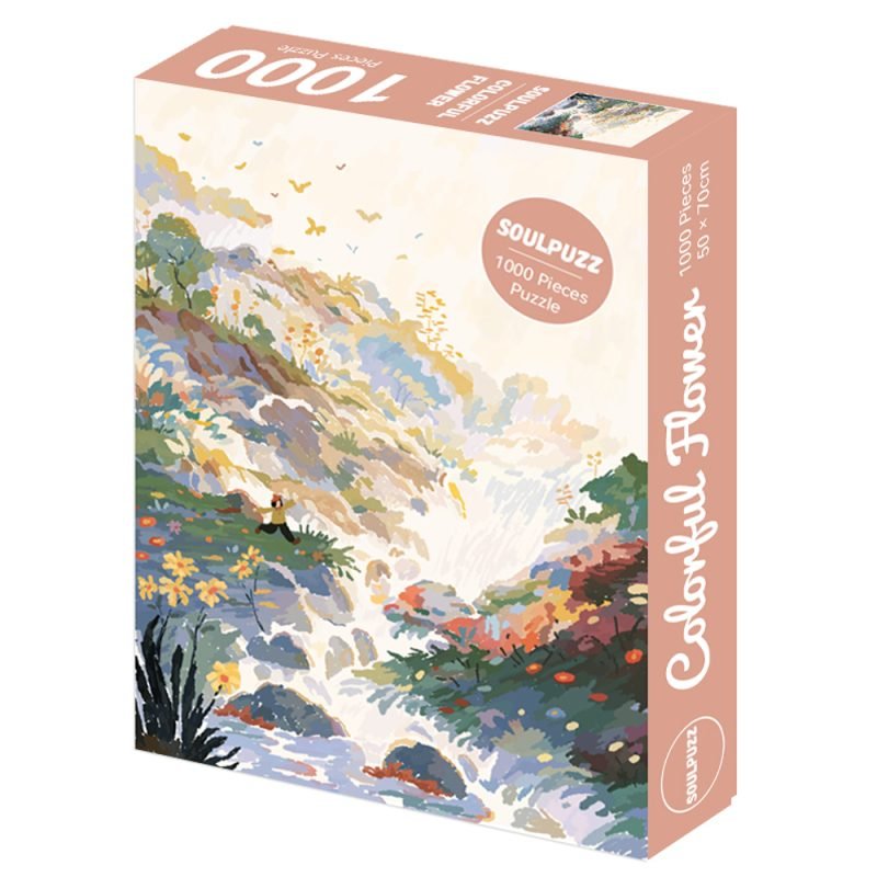Soulpuzz-Colorful Flowers Jigsaw Puzzle 1000pcs