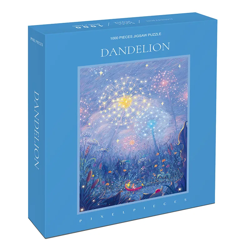 Pixel Pieces-Dandelion 1000 Piece Puzzle - TopPuzzleShop