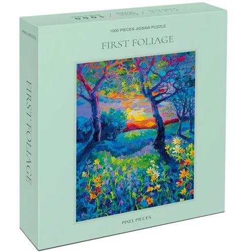 First Foliage Jigsaw Puzzle (5) Pixel Pieces-First Foliage 1000 Piece Puzzle
