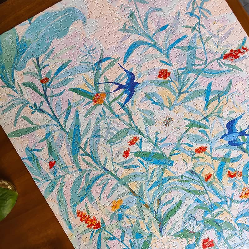 Floral Art (4) Pixel Pieces-Floral Art 1000 Piece Puzzle