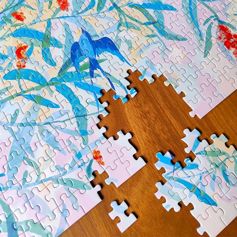 Floral Art (6) Pixel Pieces-Floral Art 1000 Piece Puzzle