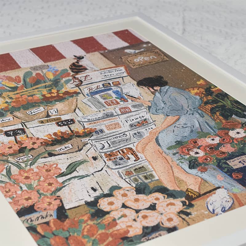 Pixel Pieces-Floral Shop 1000 Piece Puzzle