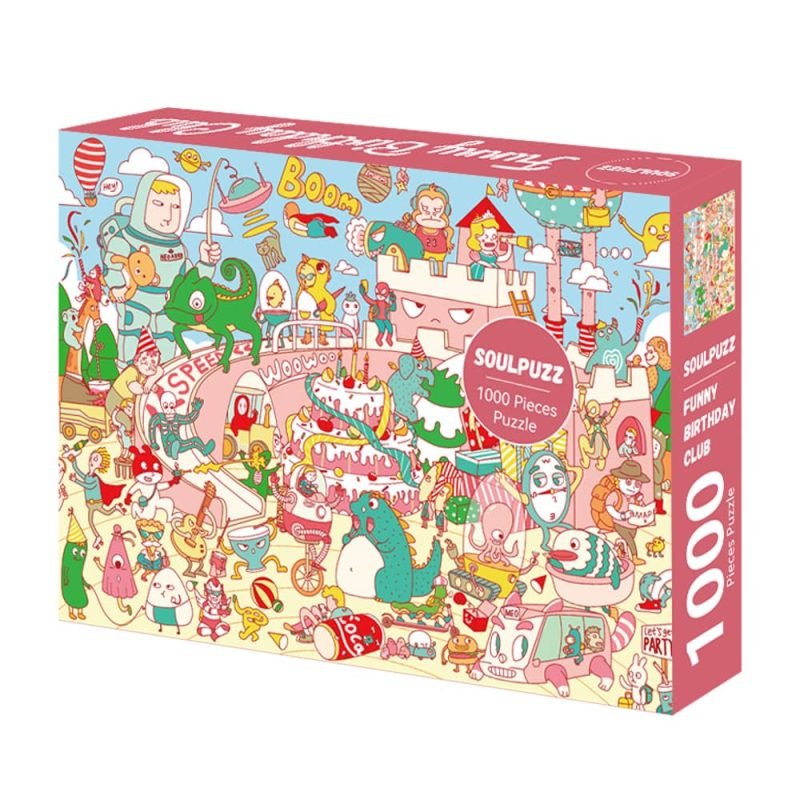 Funny Birthday Club (2) Soulpuzz-Funny Birthday Club Jigsaw Puzzle 1000pcs