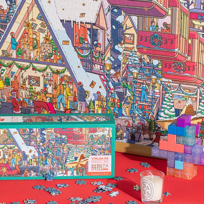 Vinlaa Puzzle-Funny Winter B-1000 Piece Puzzle