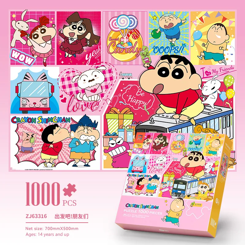 Vinlaa-Go Friends Crayon Shin-chan 1000 Piece Puzzle - TopPuzzleShop