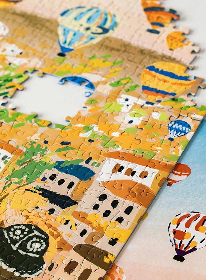 Discontinued-Vinlaa-Hot Air Balloon 1000 Piece Puzzle