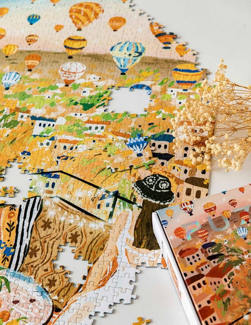 Discontinued-Vinlaa-Hot Air Balloon 1000 Piece Puzzle