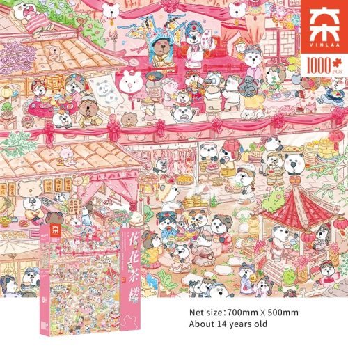 Vinlaa-Huahua Tea House 1000 Piece Puzzle