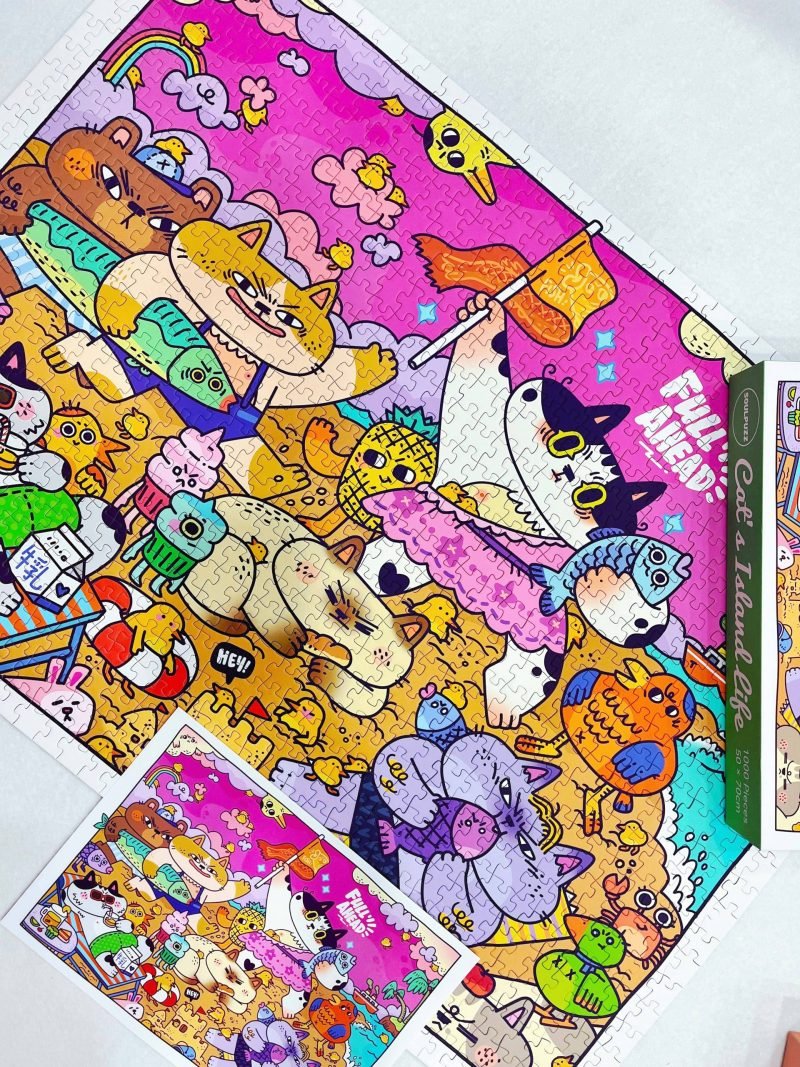 Soulpuzz-Kitten's Life Jigsaw Puzzle 1000pcs