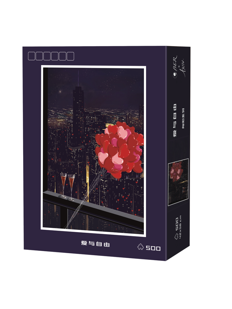 Ber-Love and Freedom Jigsaw Puzzle 500pcs