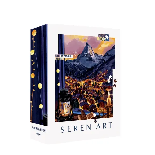 Discontinued-Seren Art-Memories of the Alps 500 Piece Puzzle