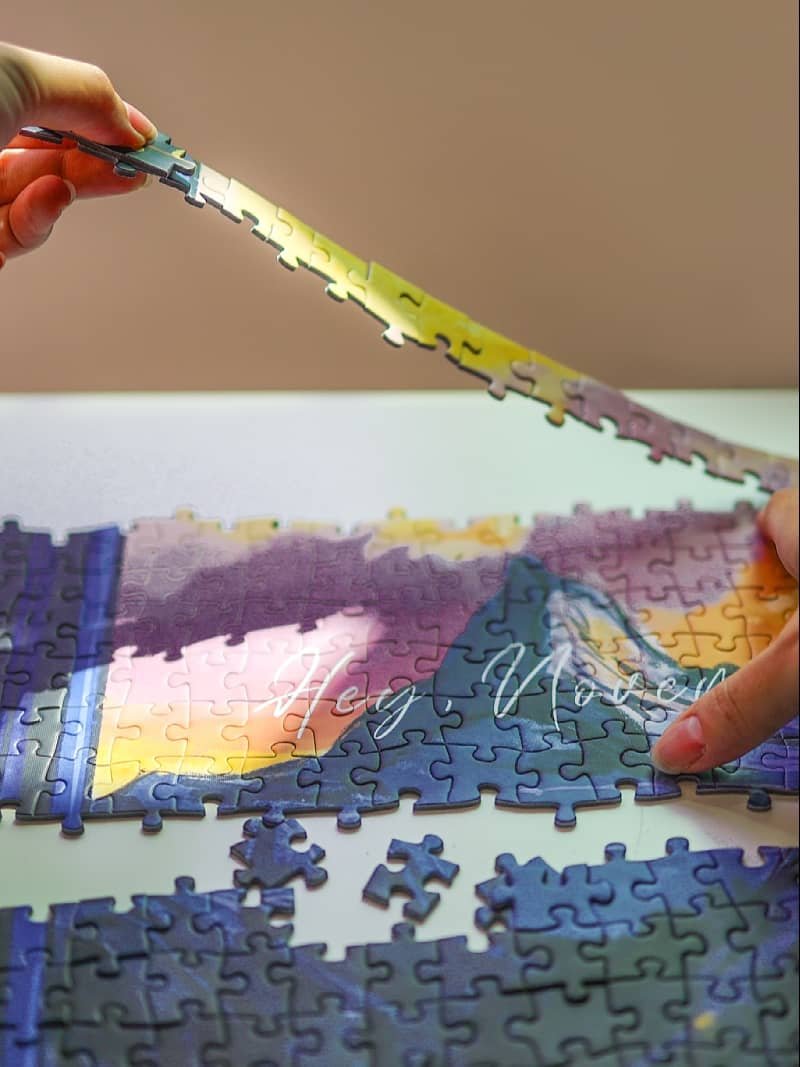 Discontinued-Seren Art-Memories of the Alps 500 Piece Puzzle