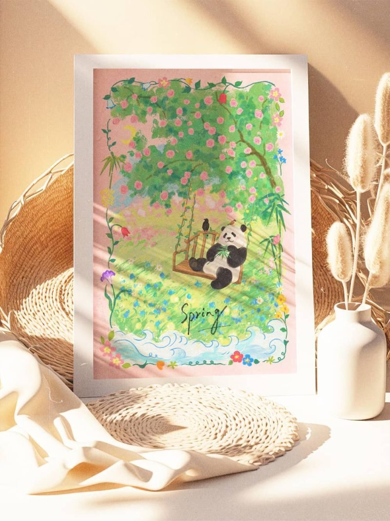 Menglan's Backyard (1) Soulpuzz-Panda Menglan's Backyard Jigsaw Puzzle 500pcs