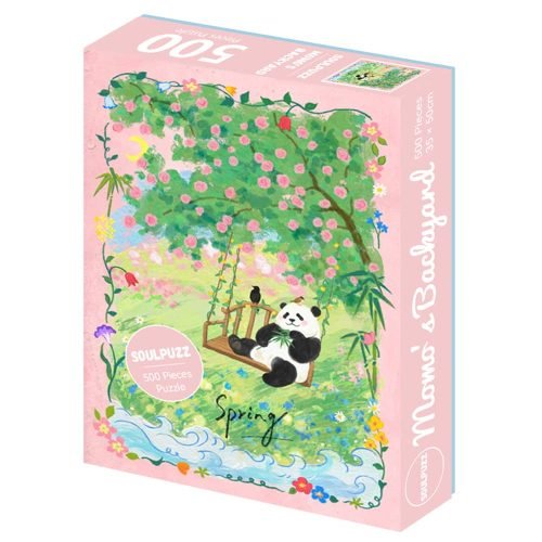 Soulpuzz-Panda Menglan's Backyard Jigsaw Puzzle 500pcs