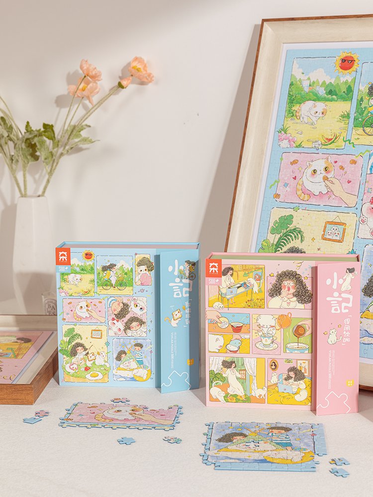 Vinlaa-New Cat Coming 500 Piece Puzzle