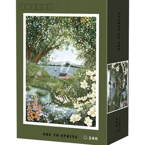 Discontinued-Ber-Ode To Spring Jigsaw Puzzle 500pcs