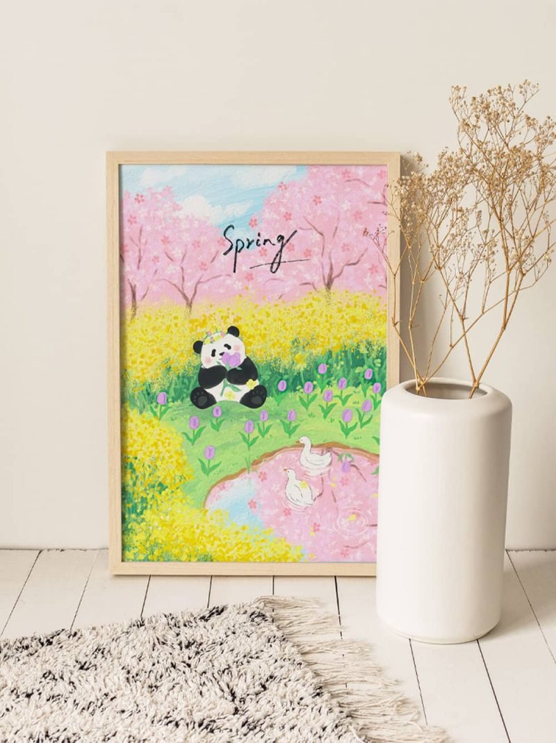 Panda Fubao's Flower (2) Soulpuzz-Panda Fubao's Flower Jigsaw Puzzle 500pcs