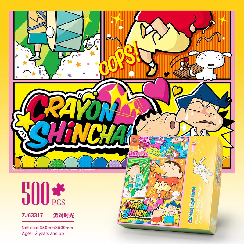 Vinlaa-Crayon Shin-chan 500 Piece Puzzle-Party Time - TopPuzzleShop