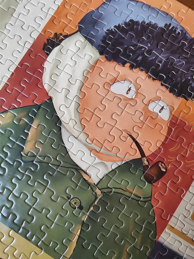 Reimagined Famous People Jigsaw Puzzle (3) Pixel Pieces-Reimagined 1000 Piece Puzzle