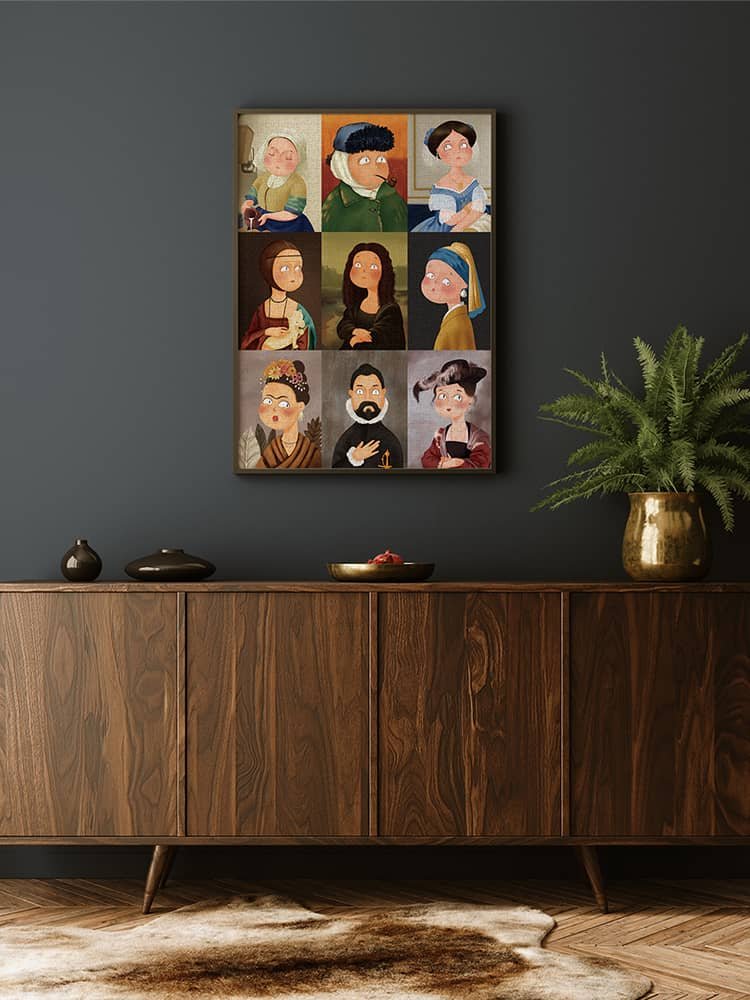 Reimagined Famous People Jigsaw Puzzle (6) Pixel Pieces-Reimagined 1000 Piece Puzzle