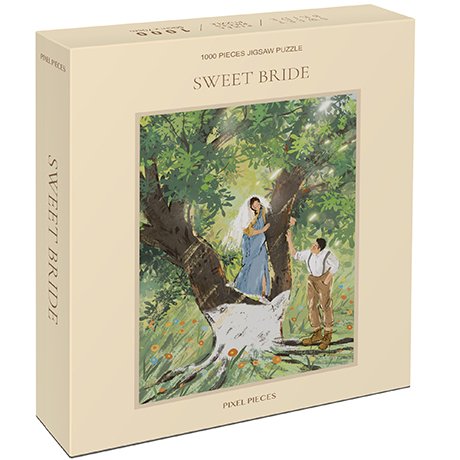 Pixel Pieces-Sweet Bride 1000 Piece Puzzle