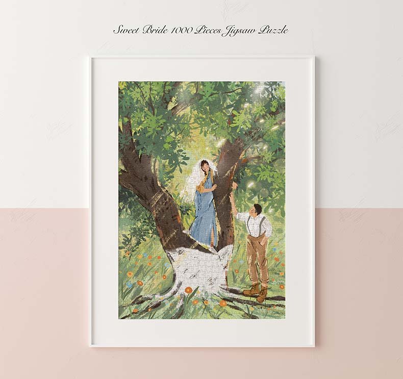 Sweet Bride (2) Pixel Pieces-Sweet Bride 1000 Piece Puzzle