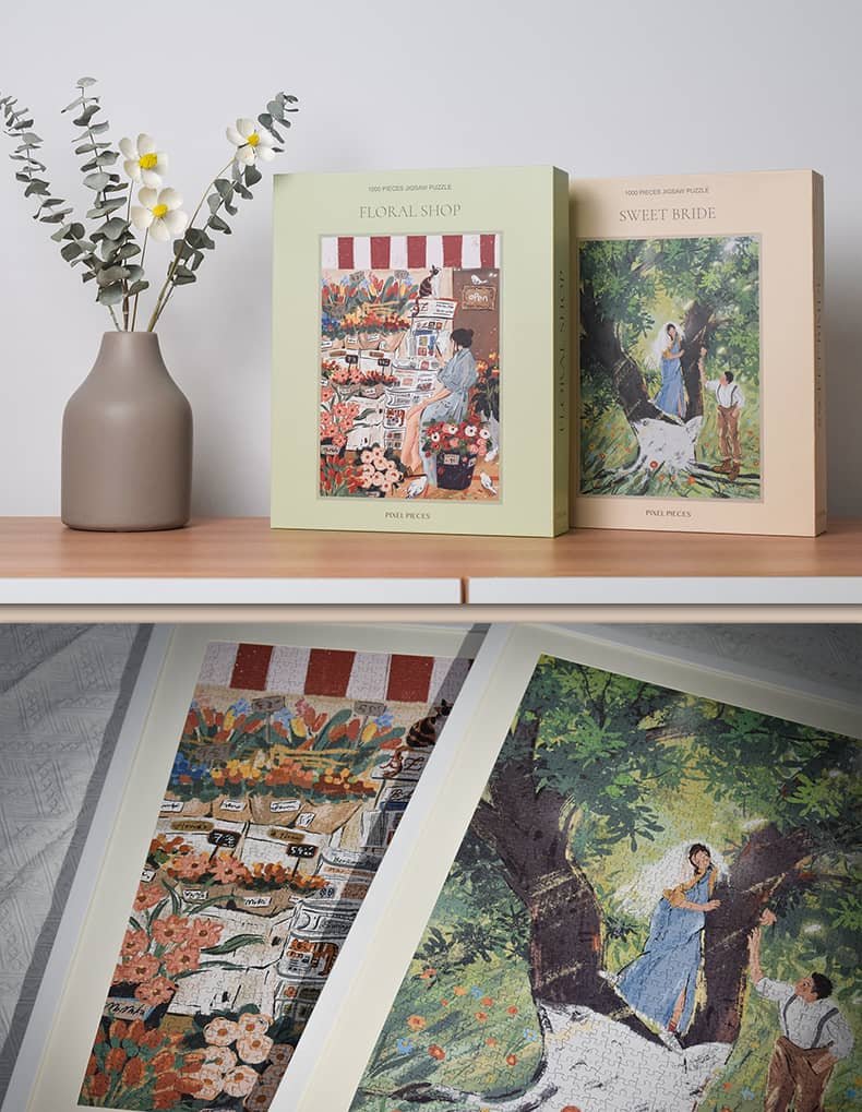 Sweet Bride (3) Pixel Pieces-Sweet Bride 1000 Piece Puzzle