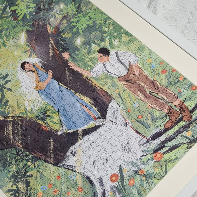 Sweet Bride (4) Pixel Pieces-Sweet Bride 1000 Piece Puzzle