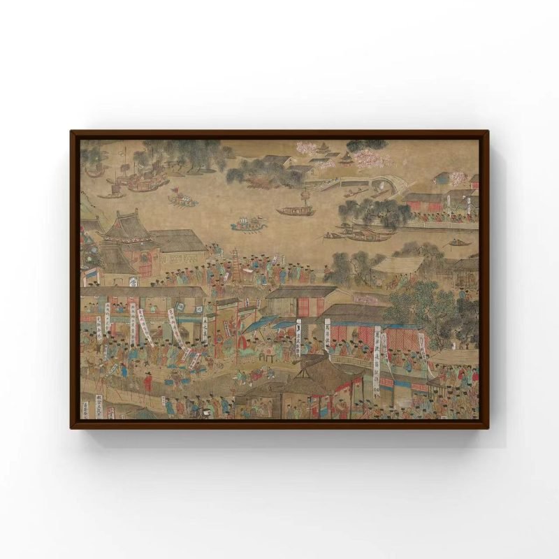 Ber-The bustling and hustling of Nanjing 1000pcs Jigsaw Puzzle