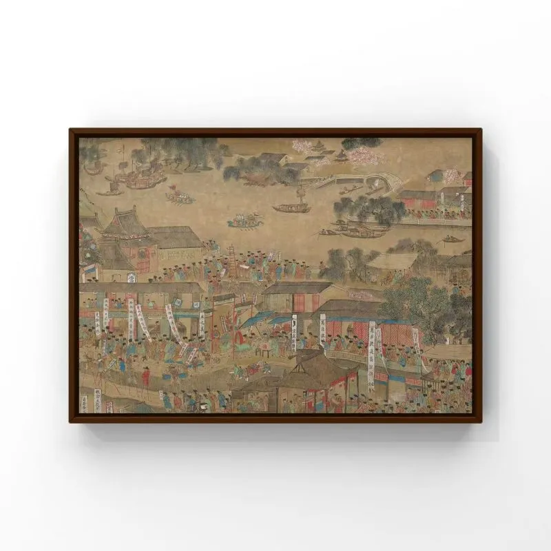 Ber-The bustling and hustling of Nanjing 1000pcs Jigsaw Puzzle