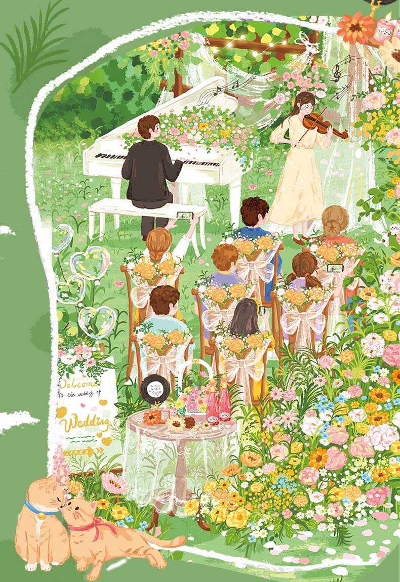 Vinlaa Puzzle-Wedding Jigsaw Puzzle 1000pcs