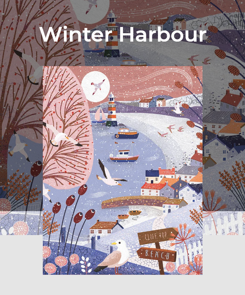 Ber-White Harbour Jigsaw Puzzle 500pcs