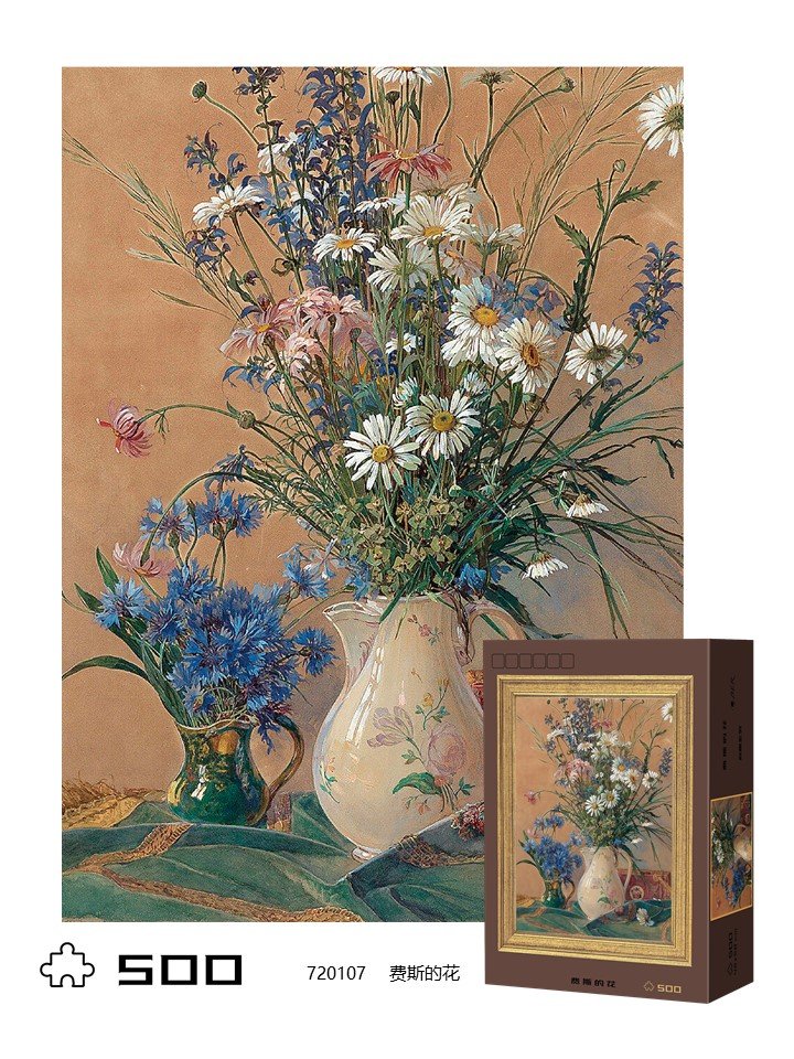 Wildflowers Jigsaw Puzzle 500pcs-Gustav Feith-Ber Puzzle