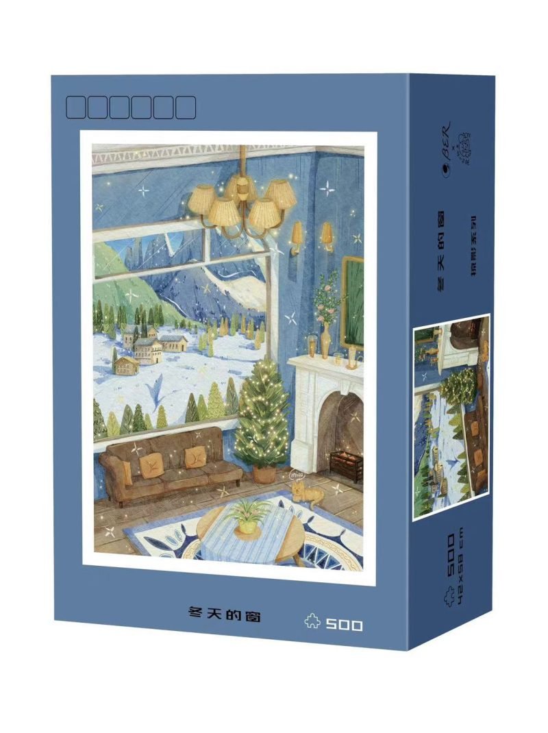 Ber-Window In The Winter Jigsaw Puzzle 500pcs