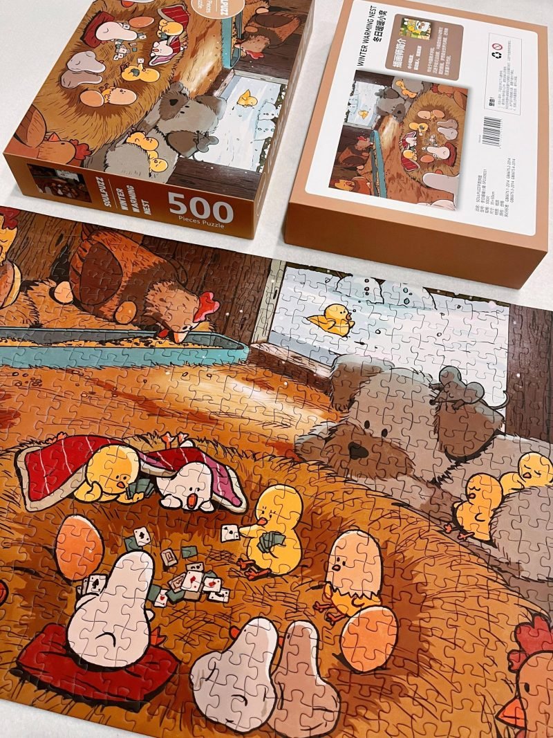 Winter Warm Nest Jigsaw Puzzle 500pcs-Soulpuzz Puzzle