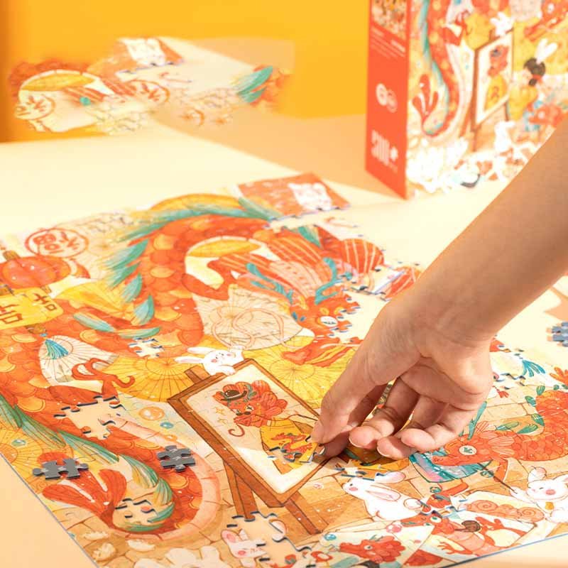 Vinlaa Puzzle-Year of Dragon 500 Piece Puzzle