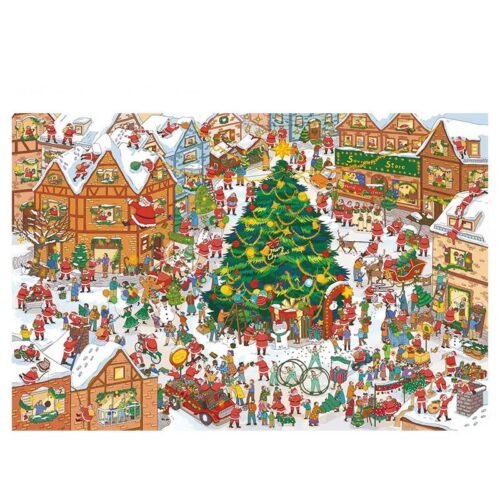 101 Santa Clause Puzzle Momibook-Christmas 101 Santa Claus-Jigsaw Puzzle 1000pcs