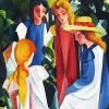 Kibifufu-Four Girls Jigsaw Puzzle 1008pcs-August Macke