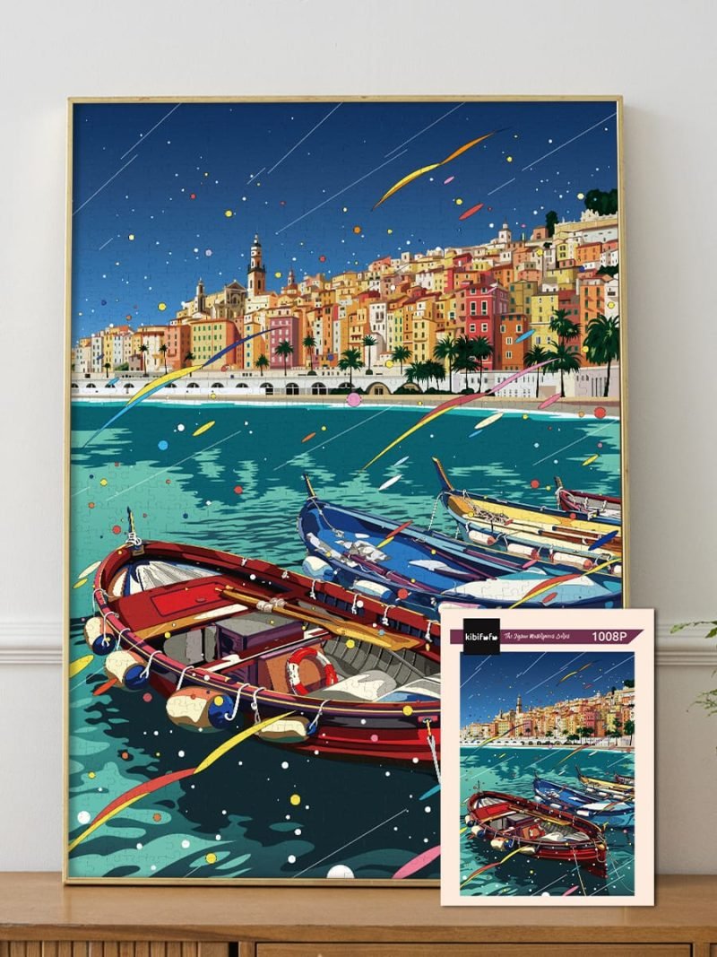 Kibifufu-Boat and Sea Jigsaw Puzzle 1008pcs