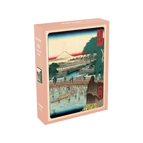 Kibifufu-Bridge Jigsaw Puzzle 500pcs-Utagawa Hiroshige