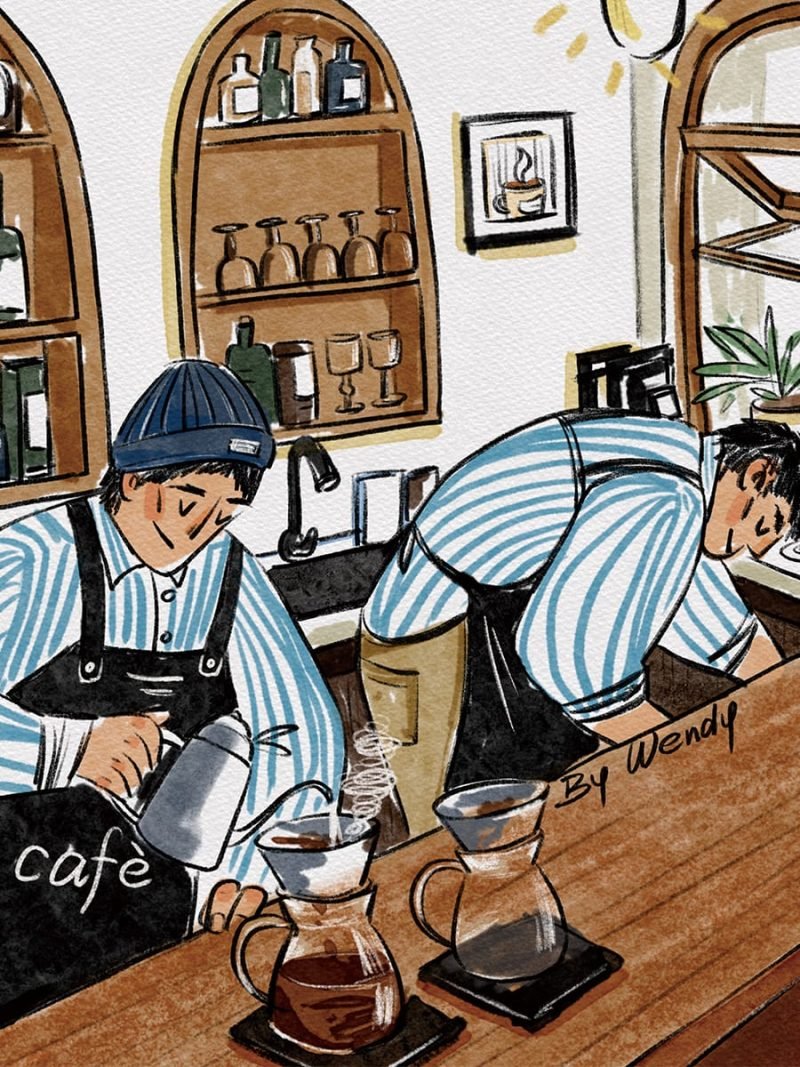 Kibifufu-Cafe Jigsaw Puzzle 500pcs