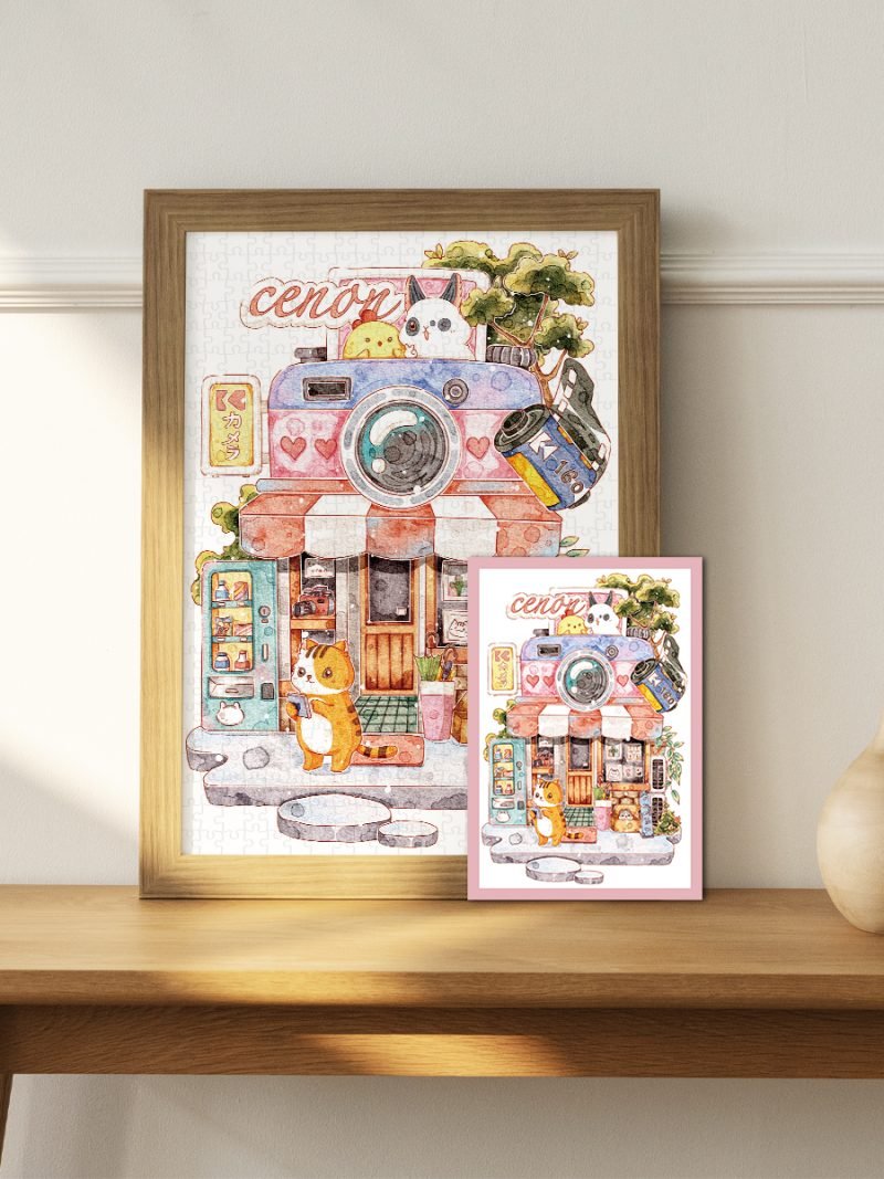 Camera Shop (2) Kibifufu-Camera Shop Jigsaw Puzzle 500pcs