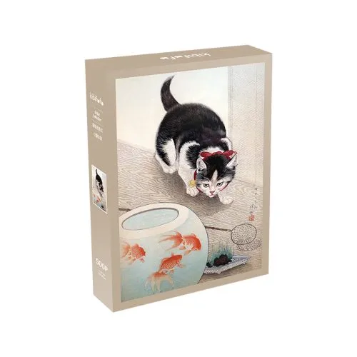 Kibifufu-Cat and Fish Jigsaw Puzzle 500pcs